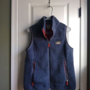 Women's high pile LL Bean fleece vest